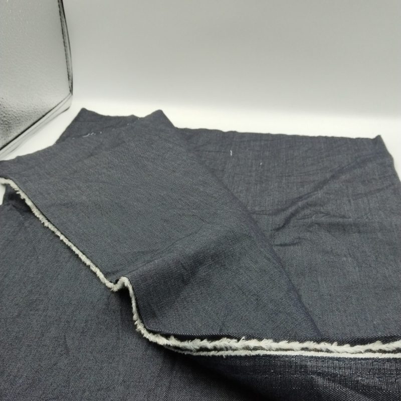 Lightweight Denim Cotton Fabric – Soft Thin Chambray Look Material for Shirts, Dresses, Crafts & Home Projects | 150 cm Width (59 in)