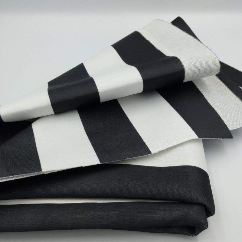 Black and White Striped Upholstery Fabric, Wide, Sofa Cover, Cushion,Pillowcase,Chair&Furniture Fabric by the Yard (Width 140 cm-55,11 inch)