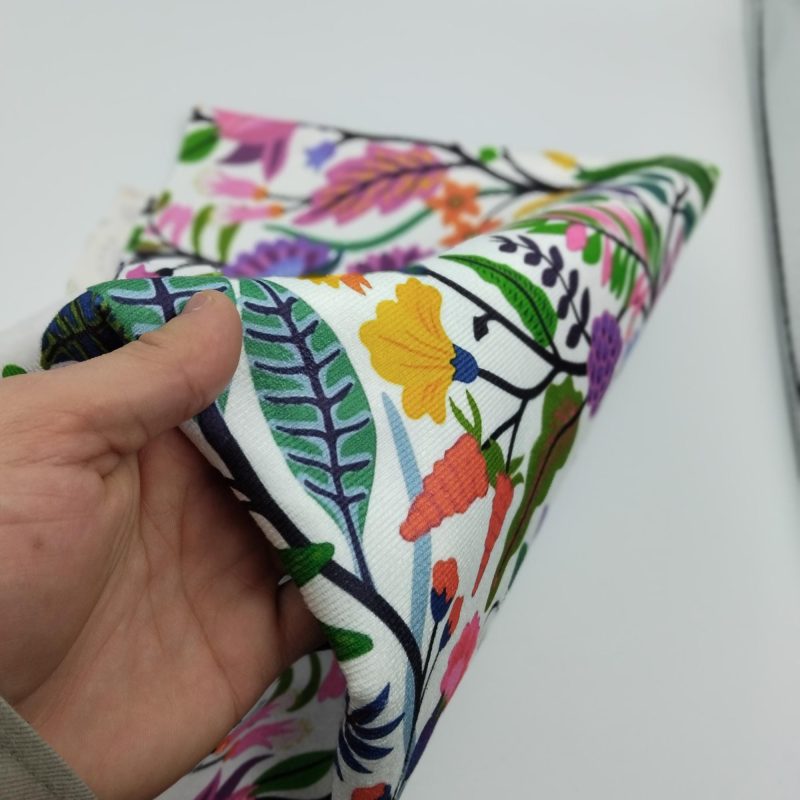 Botanical Floral Print Fabric - Digital Printed Upholstery Fabric, 100% Printed Polyester Fabric , 140 cm Wide - Home Textile, Sewing Fabric