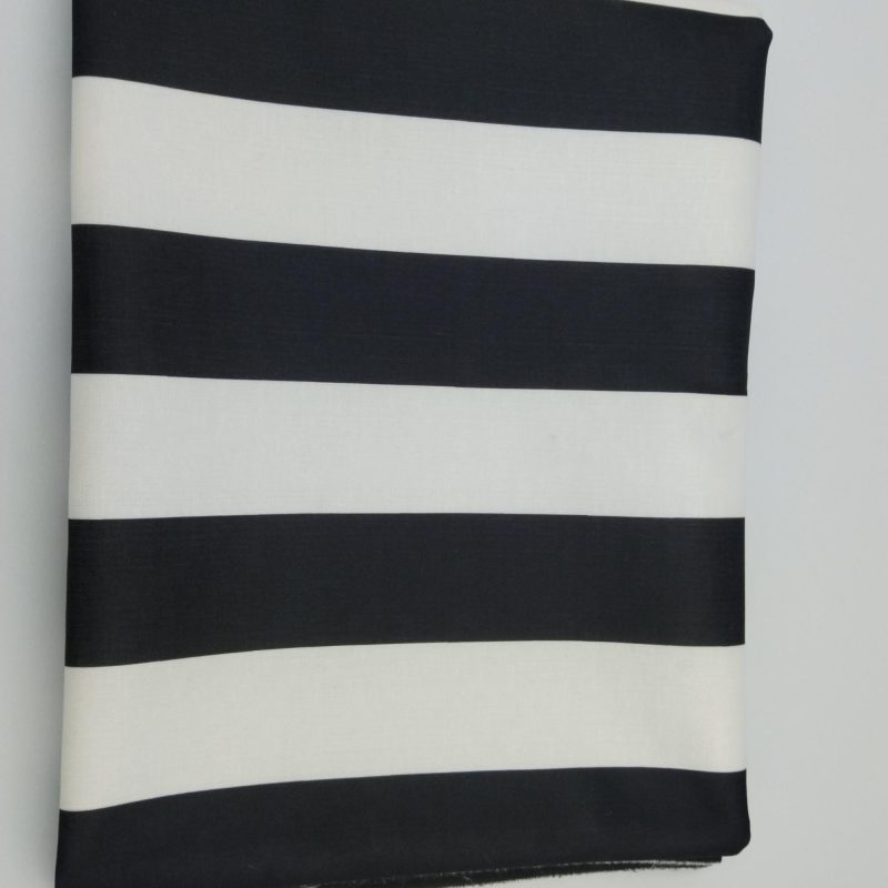 Black and White Striped Upholstery Fabric, Wide, Sofa Cover, Cushion,Pillowcase,Chair&Furniture Fabric by the Yard (Width 140 cm-55,11 inch)