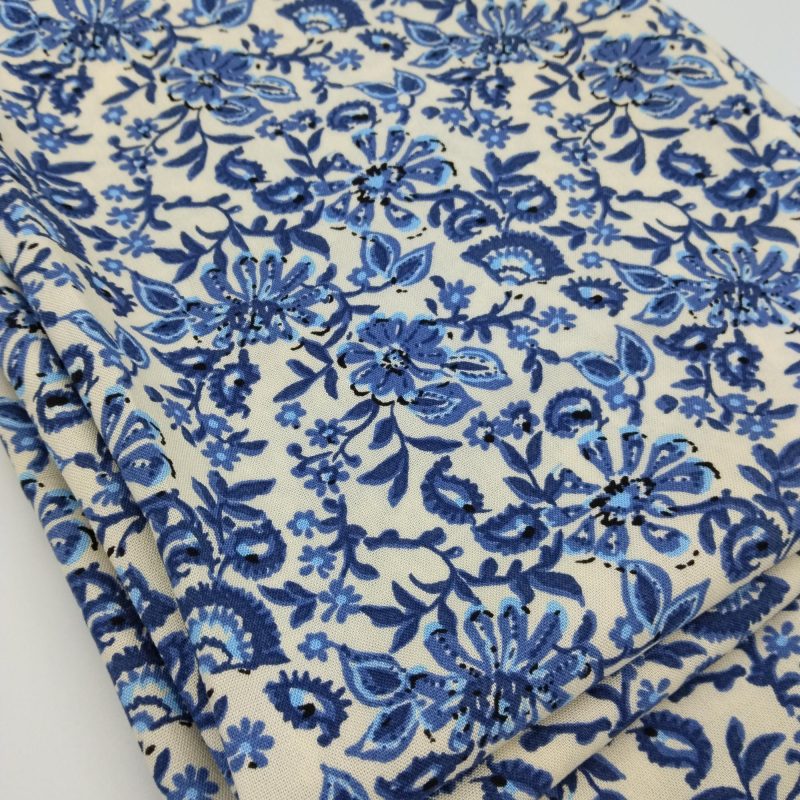Colorful Cotton Viscose Fabric, Soft Draping Fabric for Dresses, Pants, Skirts, Blouses & Shirts (150cm x 100cm | 59in x 39in)