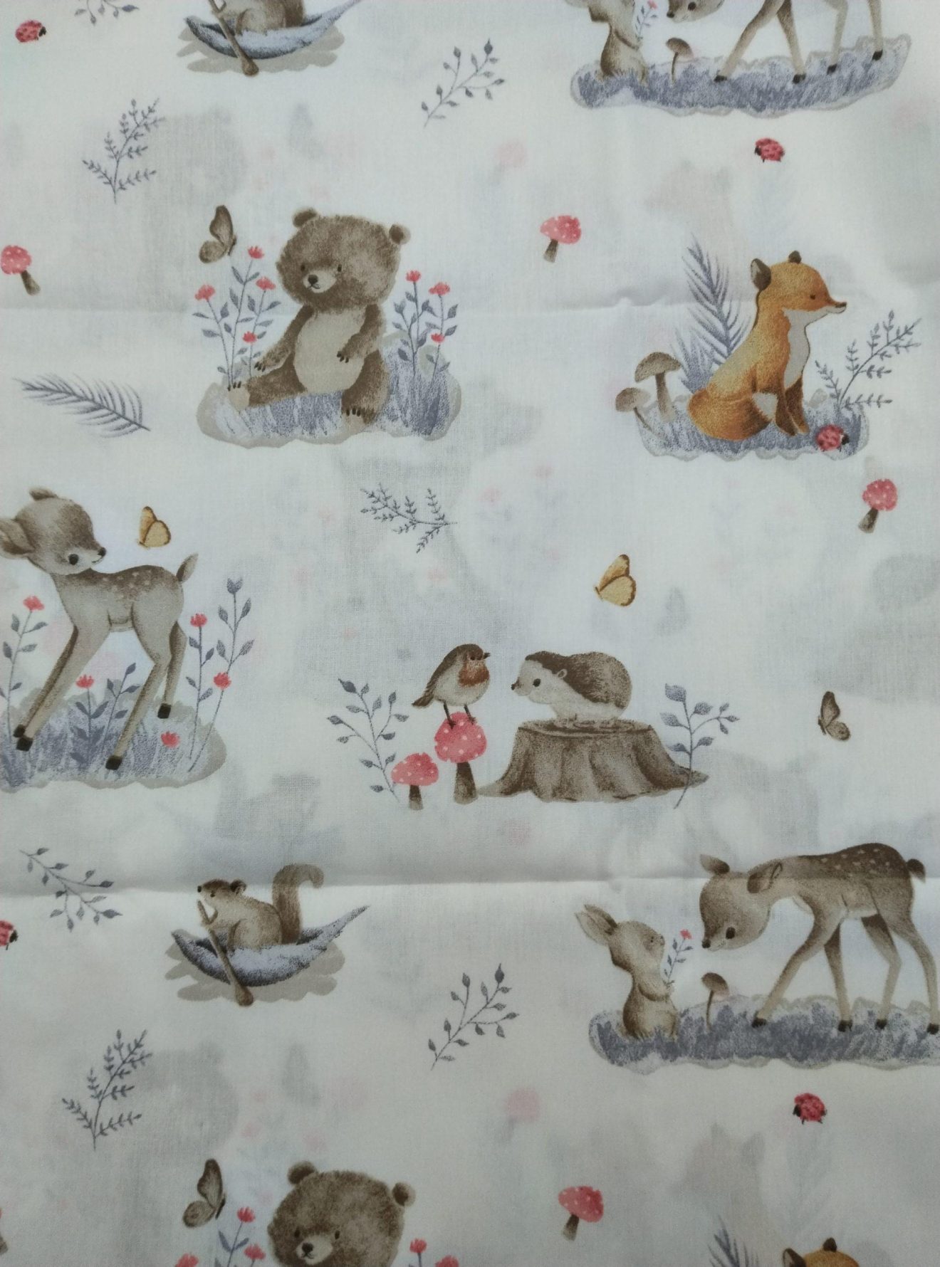 Hayvan Baskılı Viskon‑Pamuk Kumaş – Yumuşak, DöKümlü ve Hafif Doku | 150 cm x 100 cm