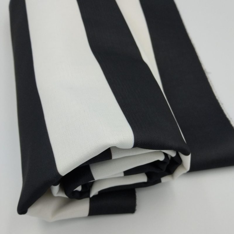 Black and White Striped Upholstery Fabric, Wide, Sofa Cover, Cushion,Pillowcase,Chair&Furniture Fabric by the Yard (Width 140 cm-55,11 inch)