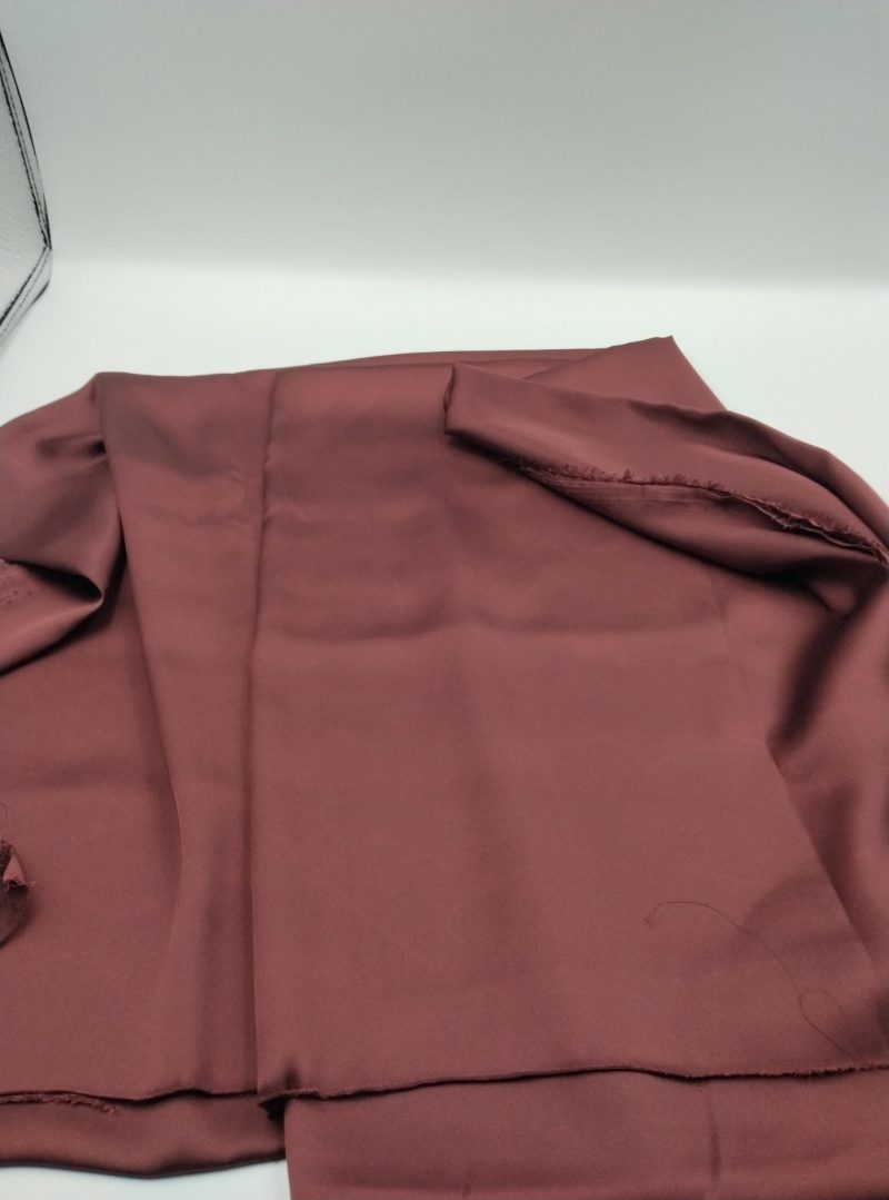 Wine Red Satin Chiffon Fabric by the Yard – Drapey Soft Shiny Silk-Feel Material for Dresses, Blouses & Eveningwear | 59x39 in (150x100 cm)
