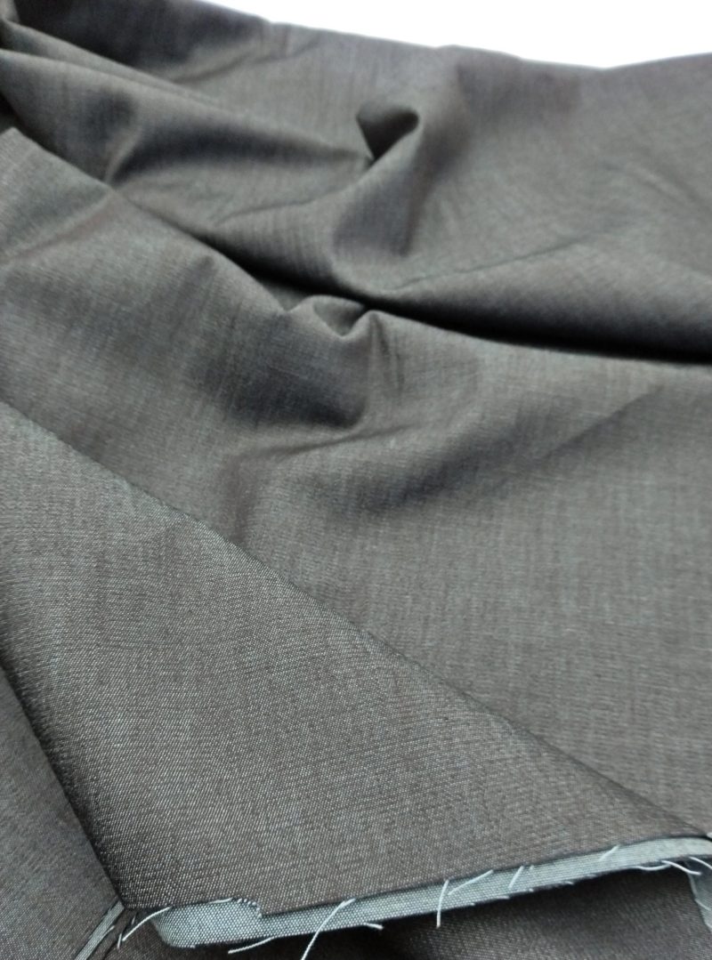 Stretch Black Denim Fabric by the Yard – Flexible Cotton Jean Material for Pants, Jackets, Skirts, DIY Sewing | 59x39 in (150x100 cm)