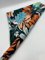 Tropikal Palmiye Yaprağı Desenli Viskon Voile Kumaş – Yumuşak, Hafif ve Dökümlü Yazlık Kumaş | 145x100 cm ELNV79 - Görsel 5