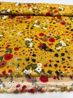 Bahar Esintisi Çiçekli Viskon Kumaş – Hafif, Rahat ve Dökümlü Yazlık Kumaş | 150x100 cm ELNV85