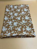 Camel Bugenvilla Çiçek Desenli Viskon Kumaş – Yumuşak, Dökümlü ve Nefes Alan Yazlık Kumaş | 150x100 cm - ELNV82