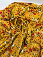 Bahar Esintisi Çiçekli Viskon Kumaş – Hafif, Rahat ve Dökümlü Yazlık Kumaş | 150x100 cm ELNV85 - Görsel 7